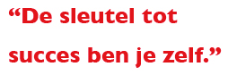 de sleutel tot succes ben jezelf